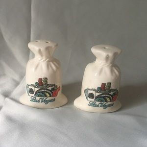 Las Vegas Vintage Clay Handcrafted S+P Shakers